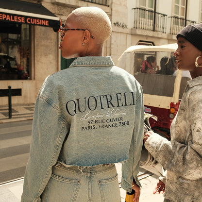 MIA DENIM JACKET | LIGHT BLUE