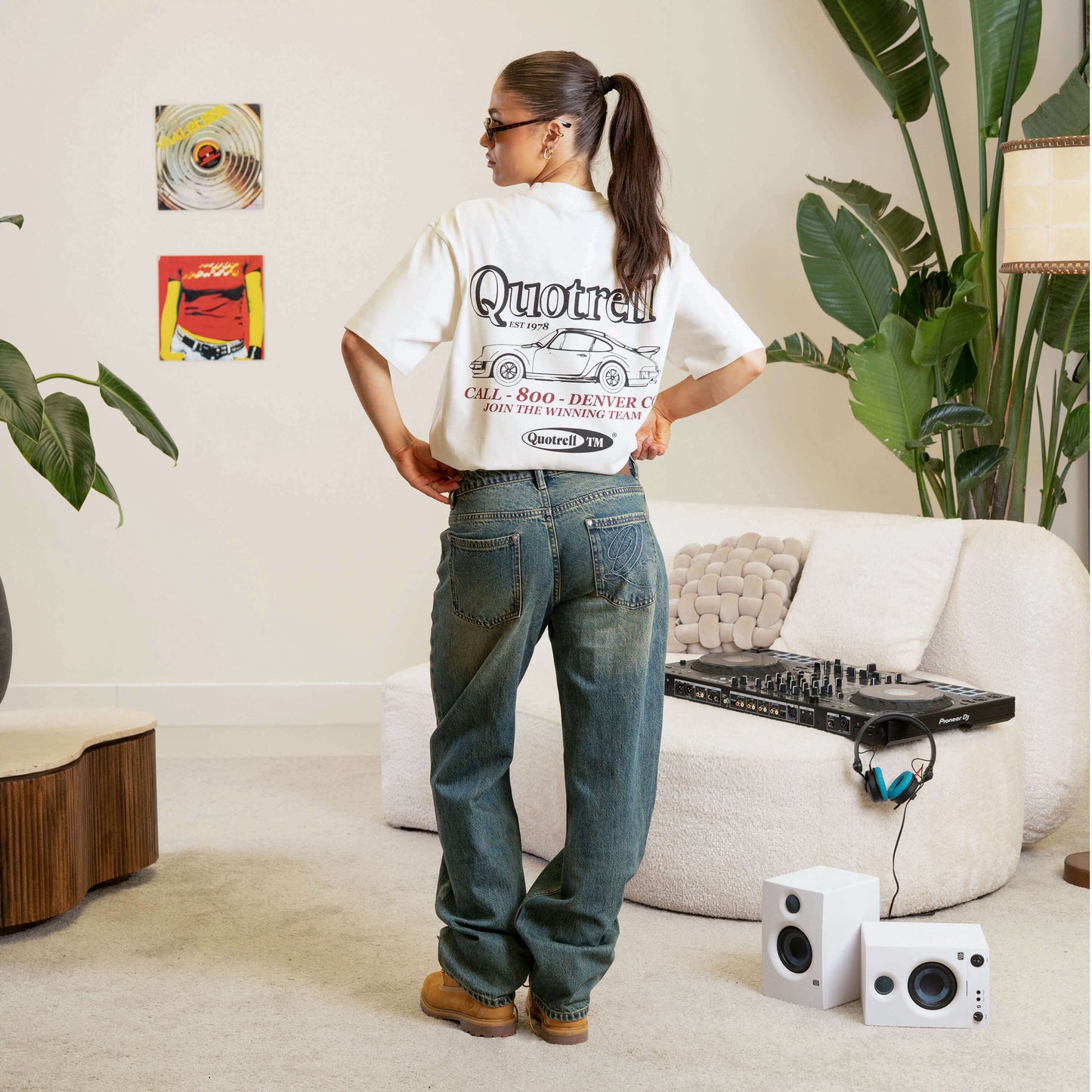 OLIVER DENIM JEANS | TINTED MID BLUE