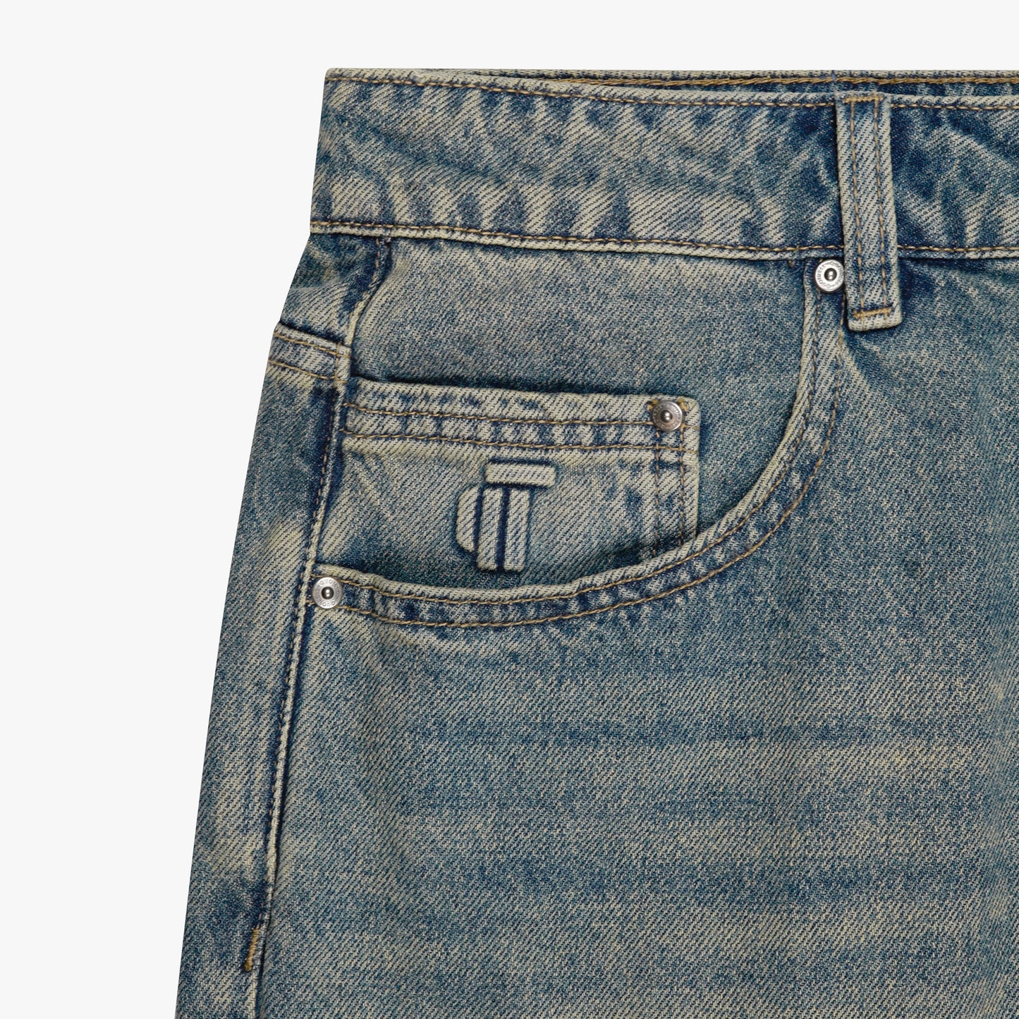 OLIVER DENIM JEANS | TINTED MID BLUE