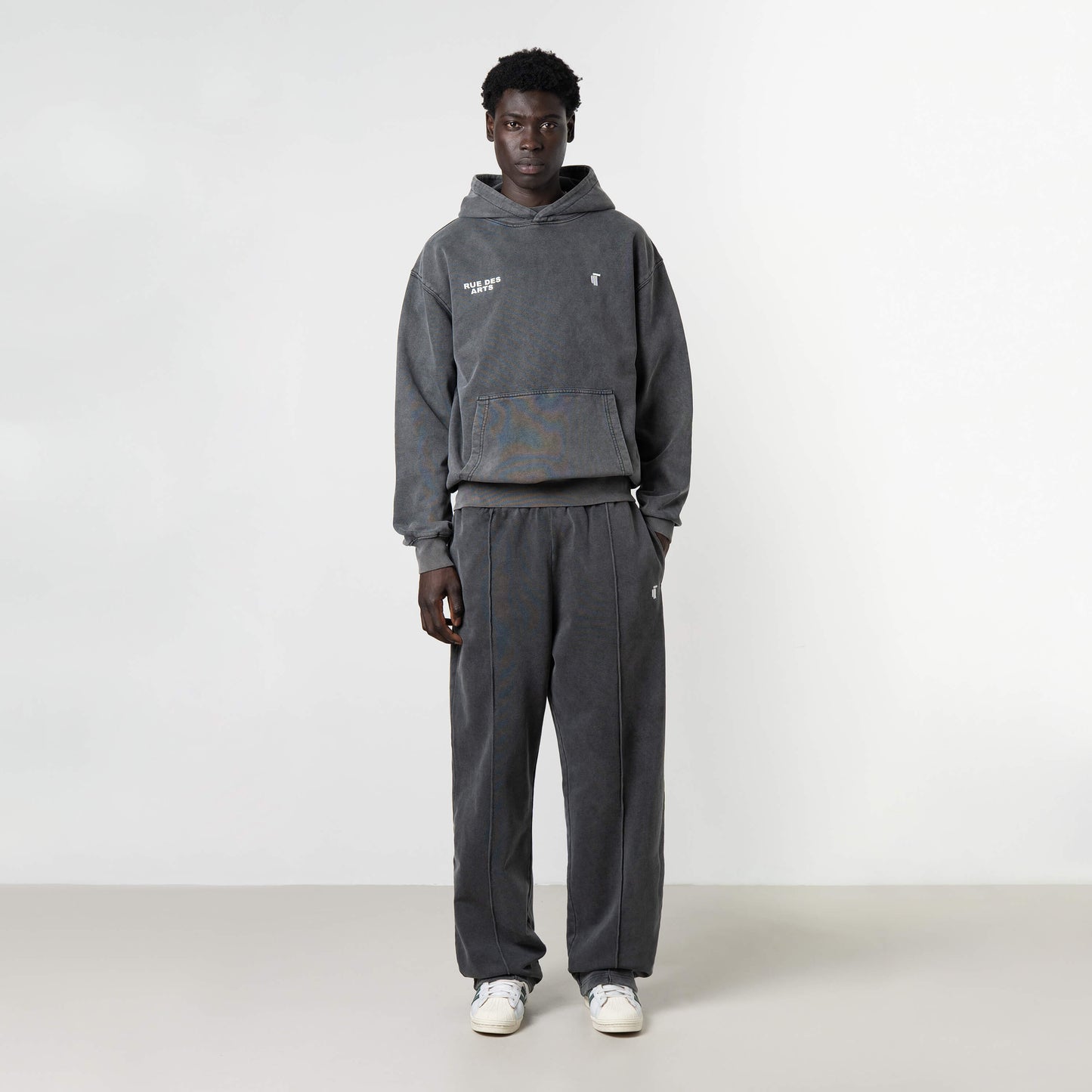 KIGA PANTS | ACID GREY/WHITE