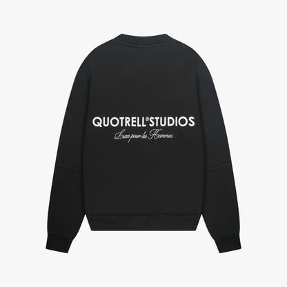 STUDIOS CREWNECK | BLACK/WHITE