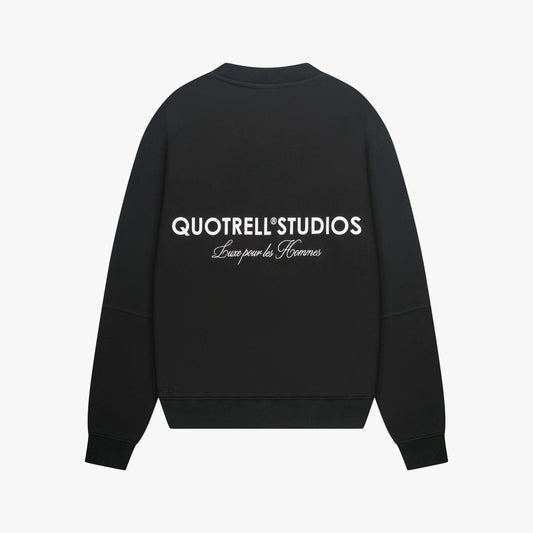 STUDIOS CREWNECK | BLACK/WHITE