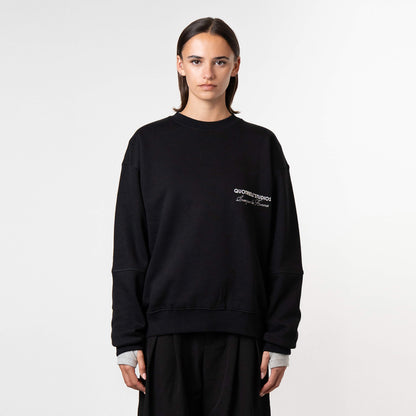 STUDIOS CREWNECK | BLACK/WHITE