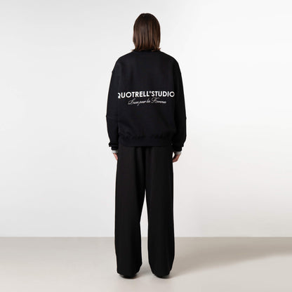 STUDIOS CREWNECK | BLACK/WHITE