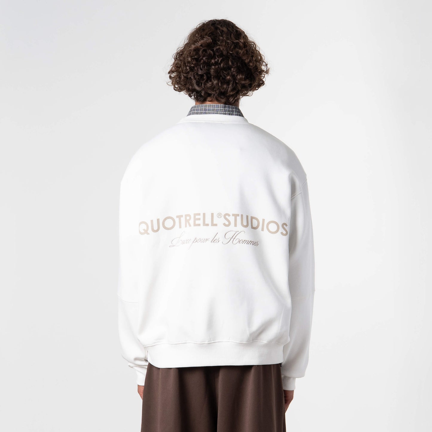 STUDIOS CREWNECK | ECRU/TAUPE