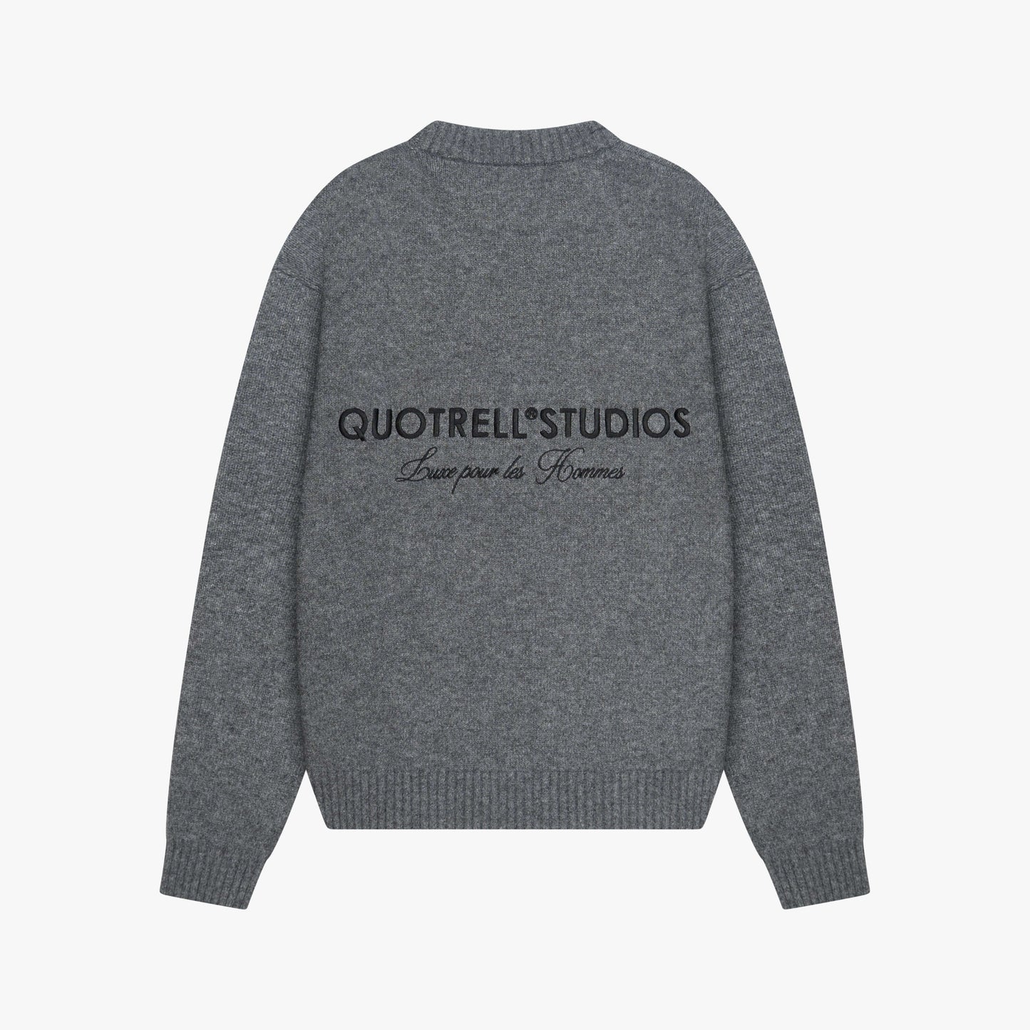 AURORA KNITTED SWEATER | GREY MELEE