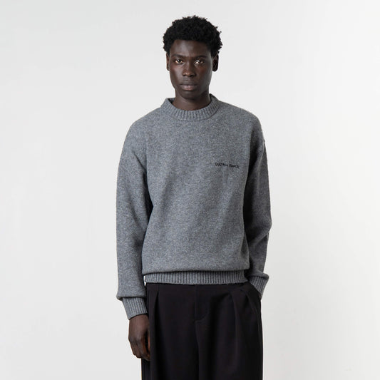 AURORA KNITTED SWEATER | GREY MELEE