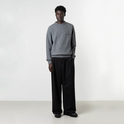 AURORA KNITTED SWEATER | GREY MELEE