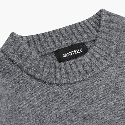 AURORA KNITTED SWEATER | GREY MELEE