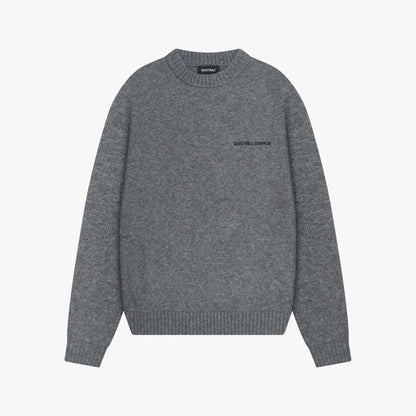 AURORA KNITTED SWEATER | GREY MELEE