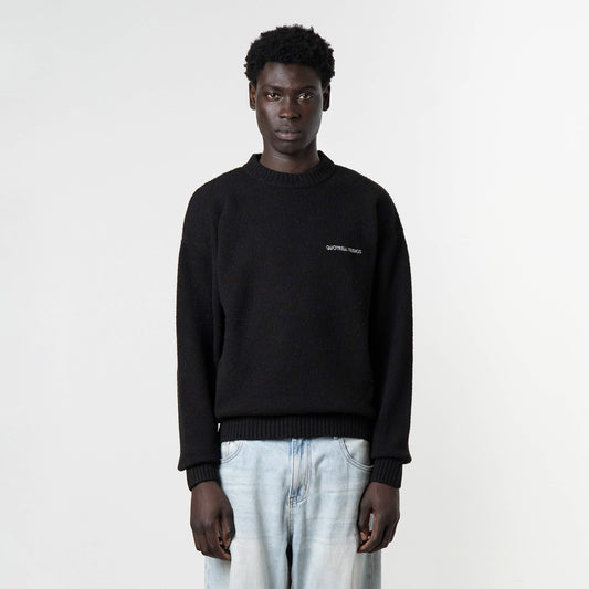 AURORA KNITTED SWEATER | BLACK