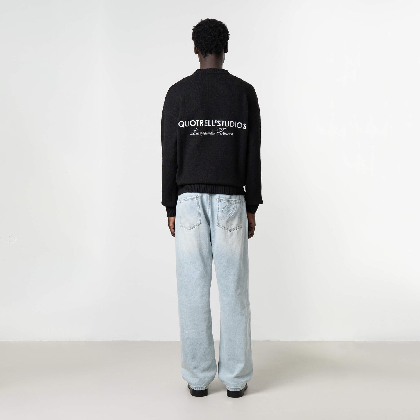 AURORA KNITTED SWEATER | BLACK