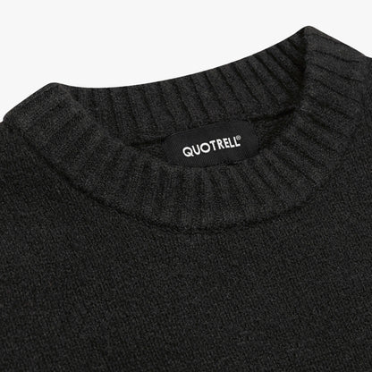 AURORA KNITTED SWEATER | BLACK