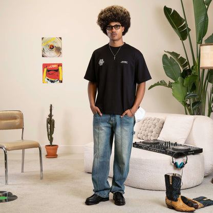 INSIGNIA TEE | BLACK/WHITE