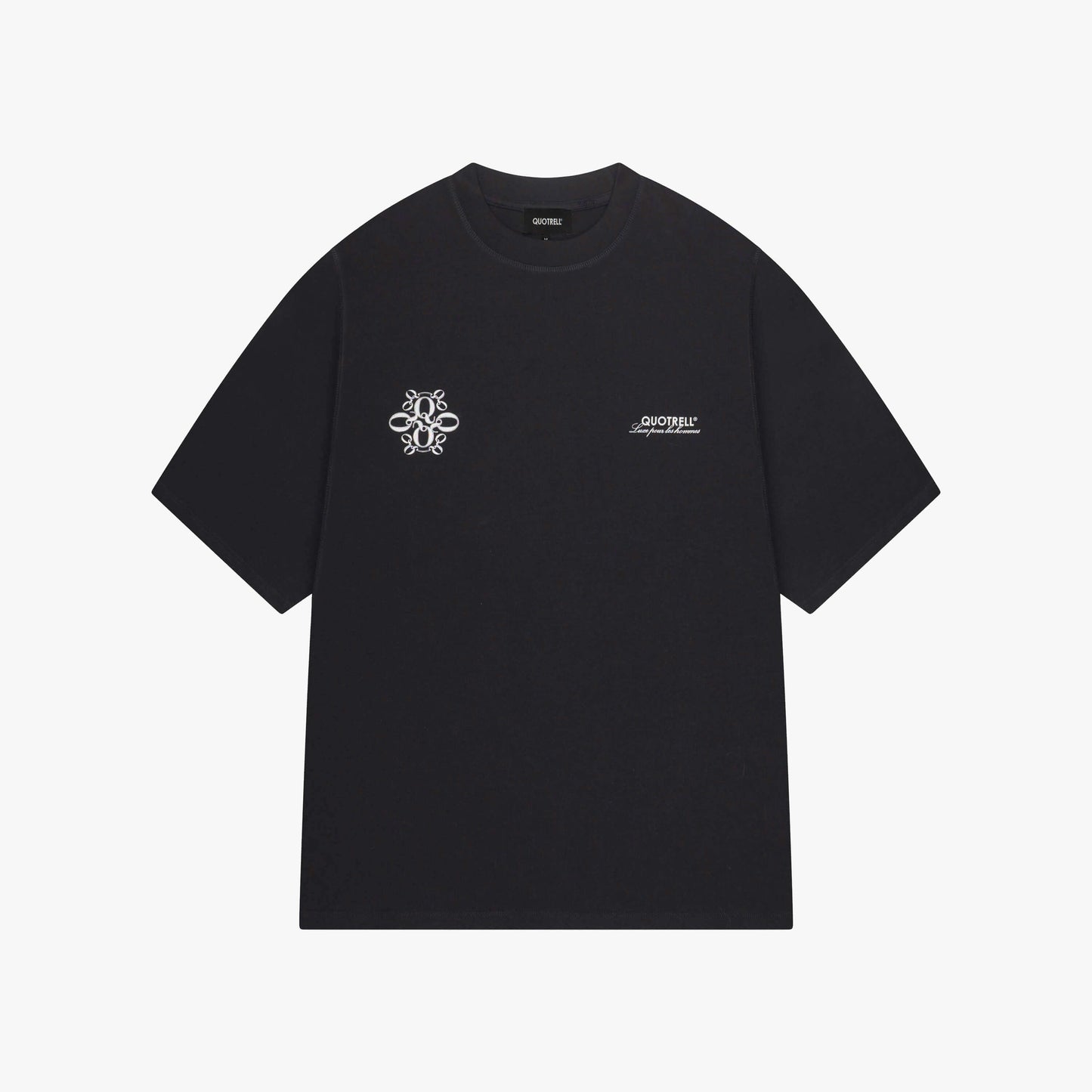 INSIGNIA TEE | BLACK/WHITE