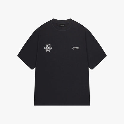 INSIGNIA TEE | BLACK/WHITE