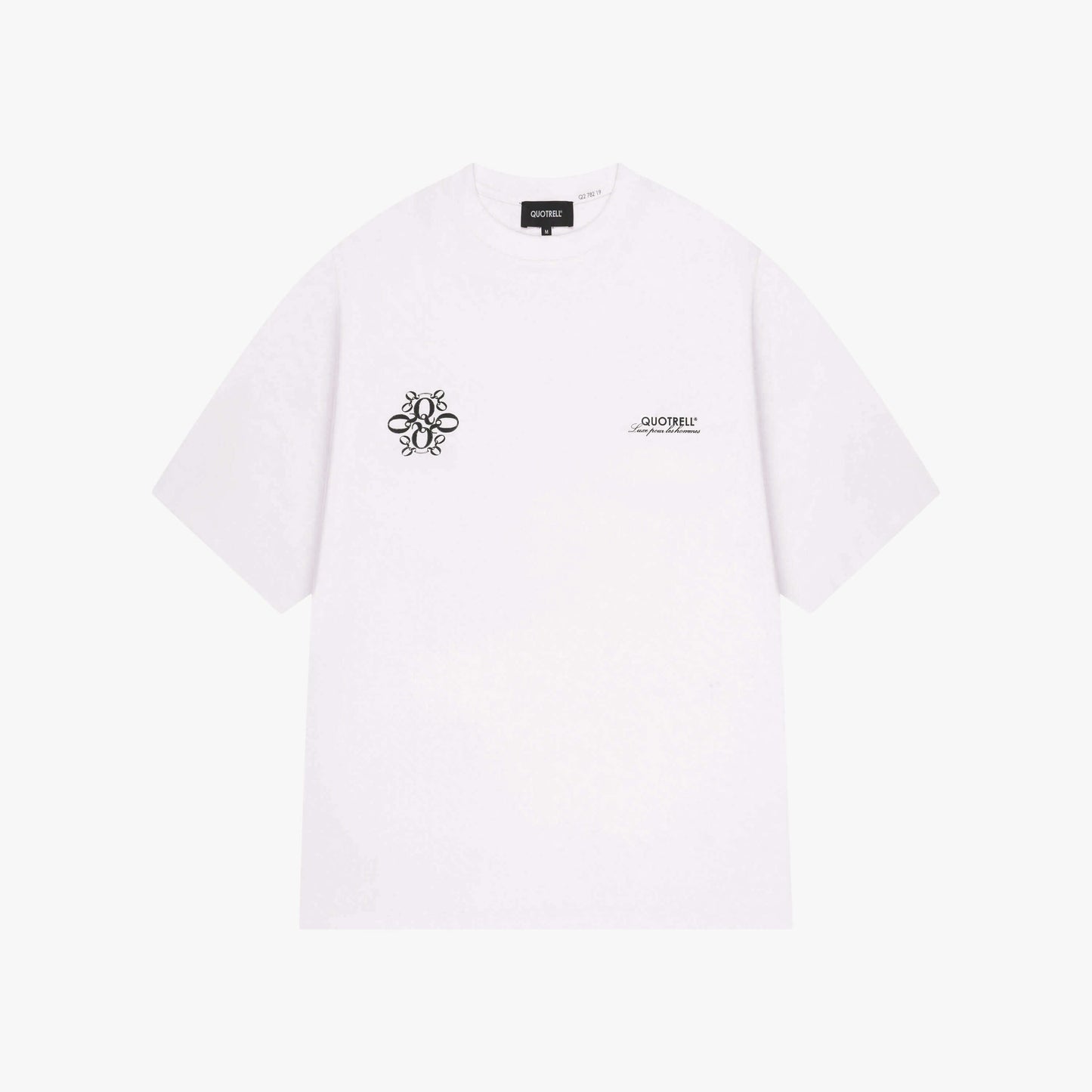 INSIGNIA TEE | WHITE/BLACK
