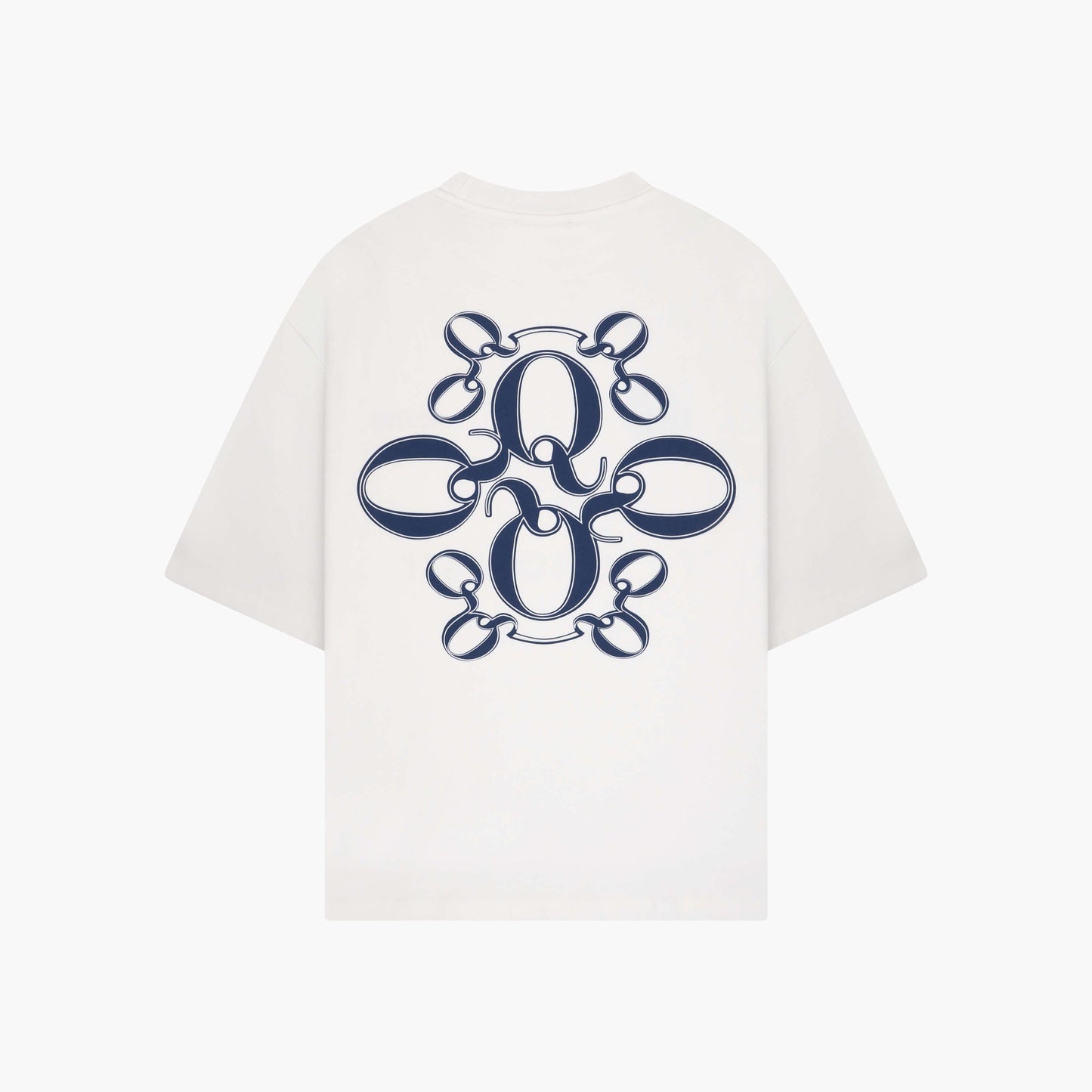 INSIGNIA TEE | WHITE/BLUE