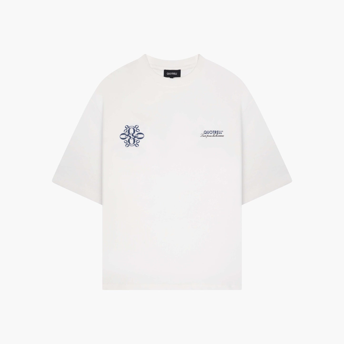 INSIGNIA TEE | WHITE/BLUE