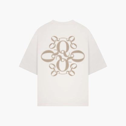 INSIGNIA TEE | ECRU/TAUPE