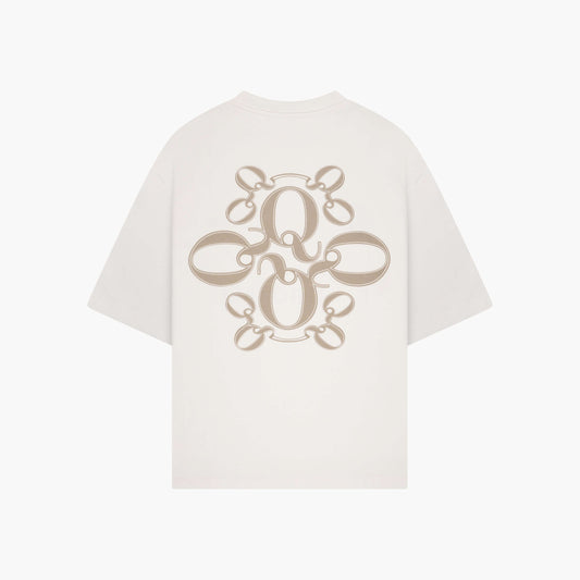 INSIGNIA TEE | ECRU/TAUPE