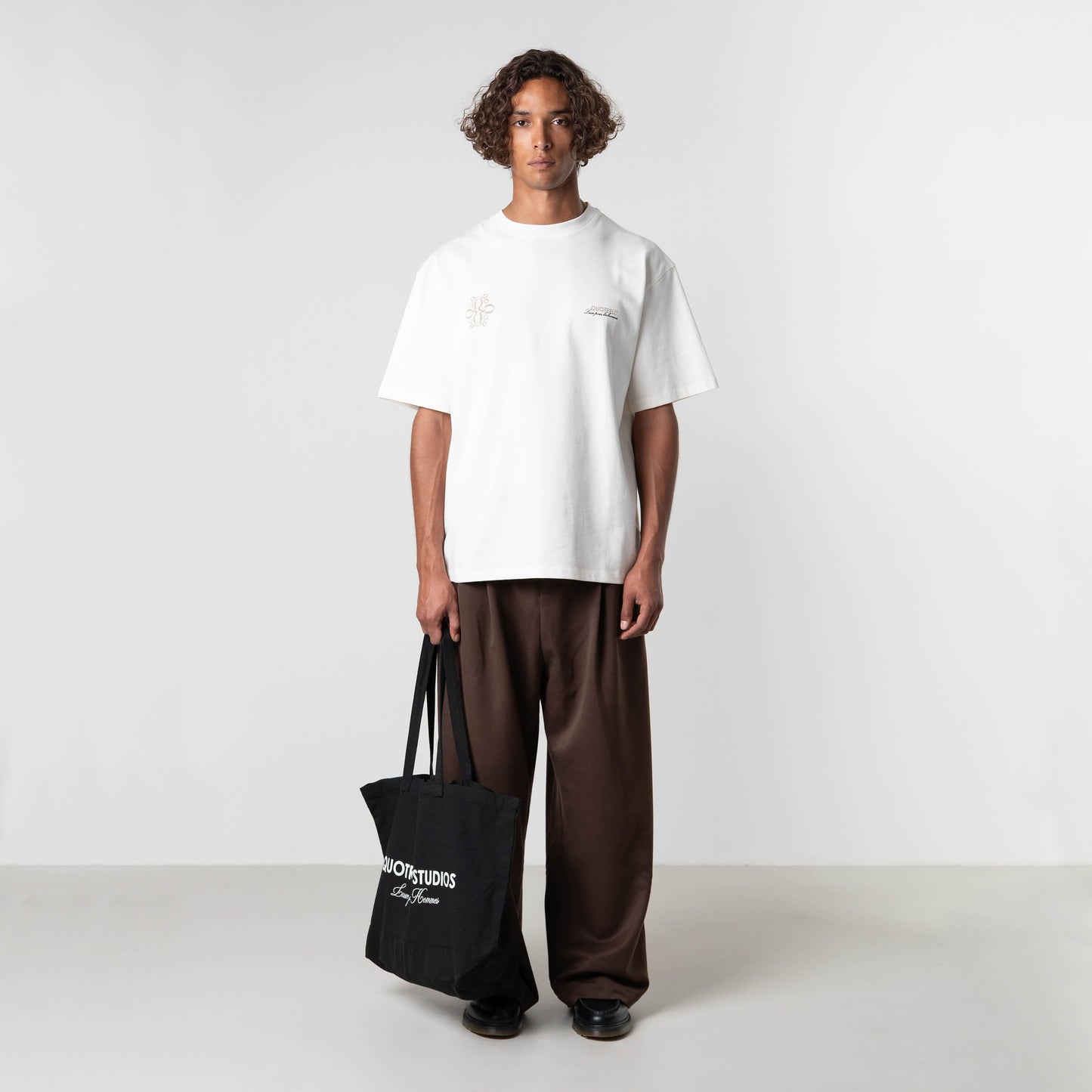 INSIGNIA TEE | ECRU/TAUPE