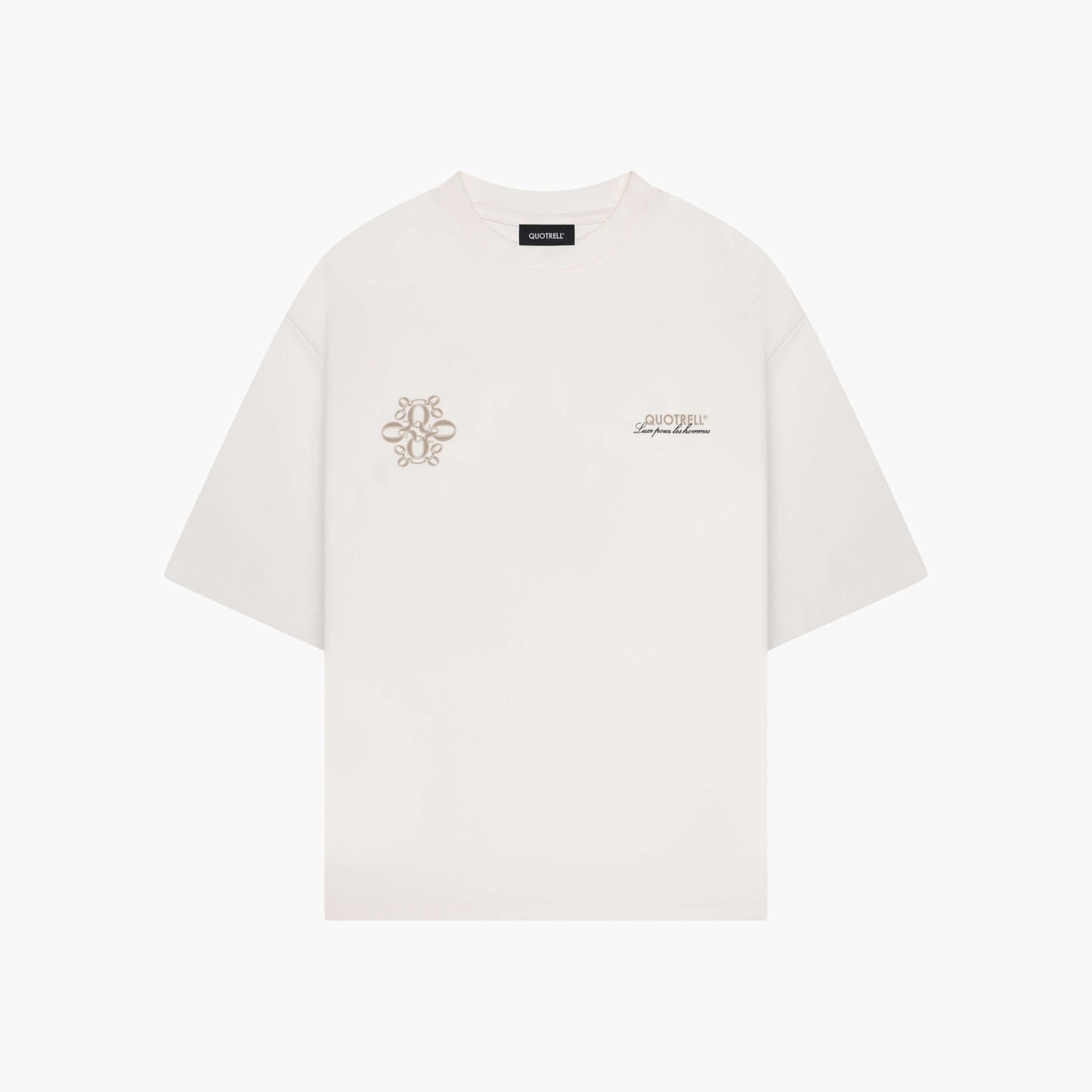 INSIGNIA TEE | ECRU/TAUPE