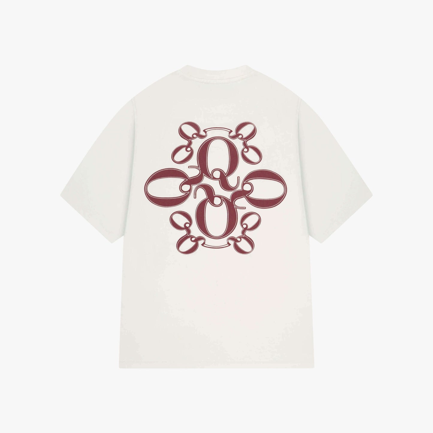 INSIGNIA TEE | OFF WHITE/RED