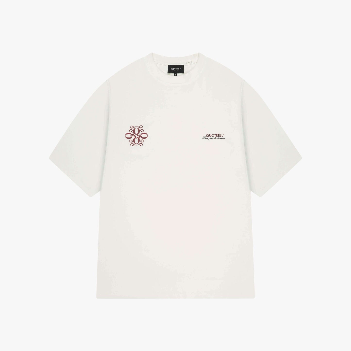 INSIGNIA TEE | OFF WHITE/RED