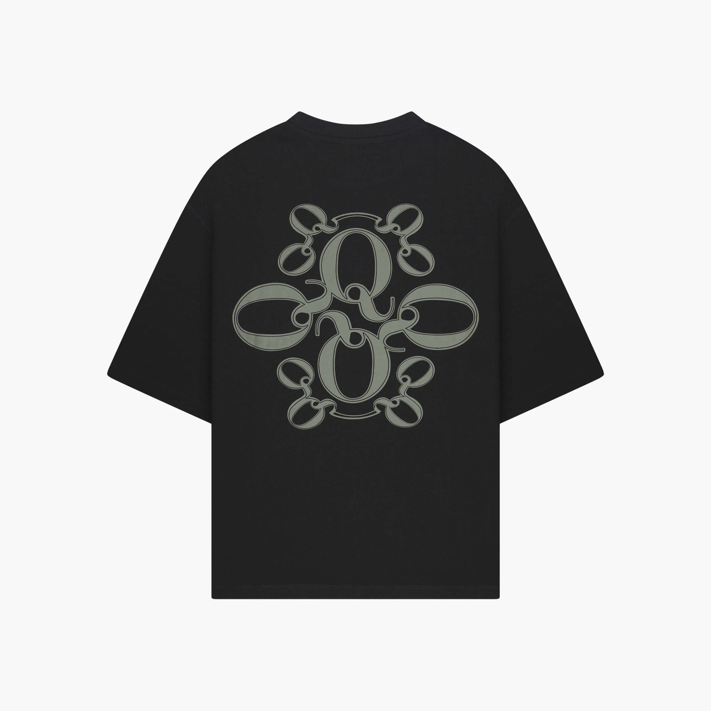 INSIGNIA TEE | BLACK/MOSS GREEN