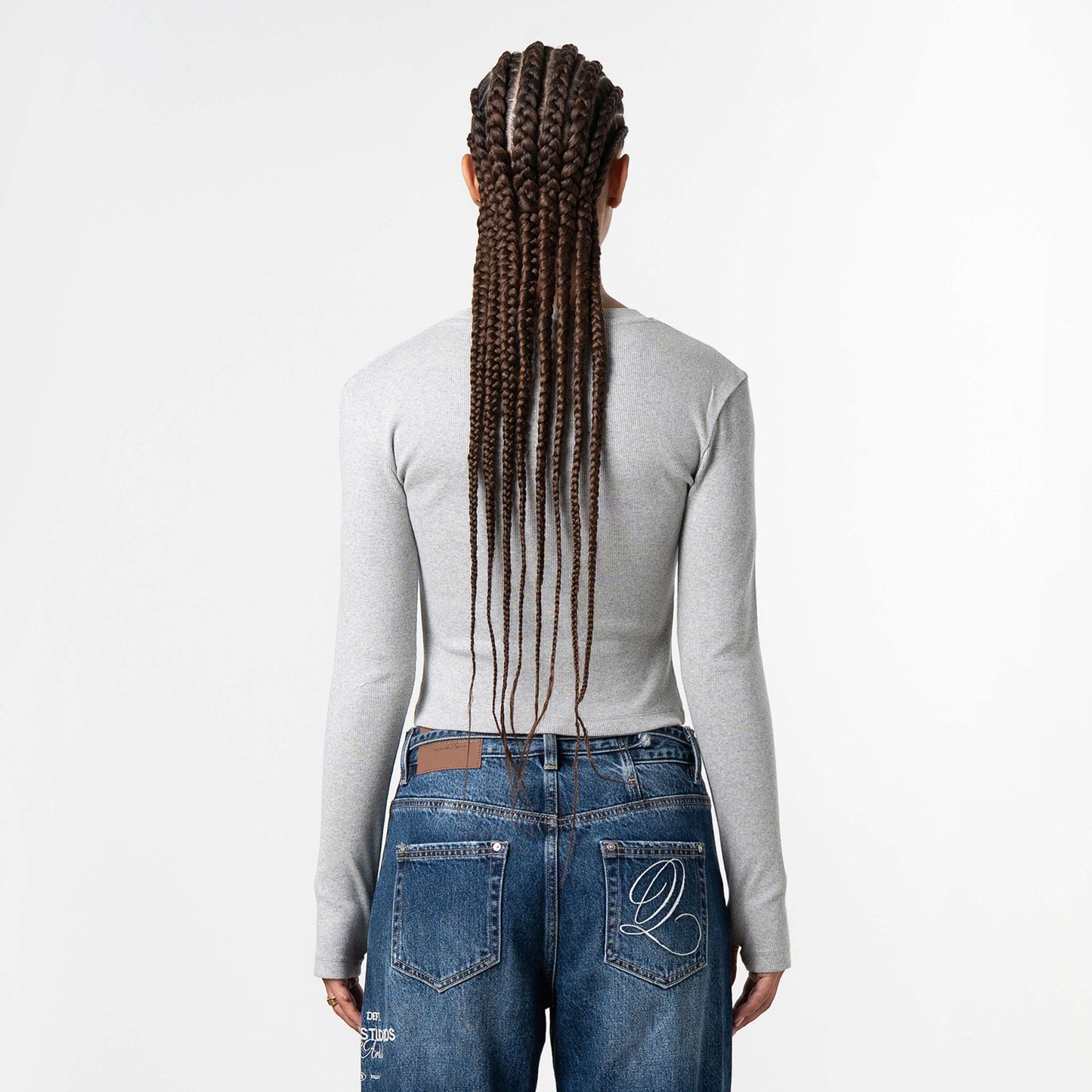 LIV TOP | GREY MELEE