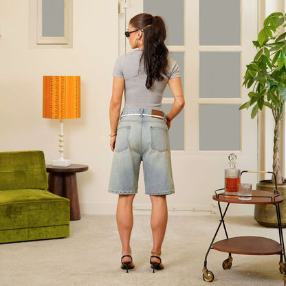 LENA TOP | GREY MELEE