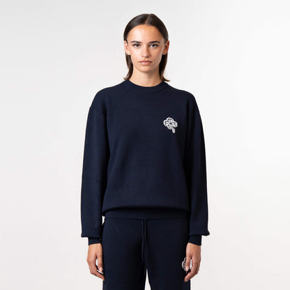 FLO KNITTED SET | NAVY/OFF WHITE