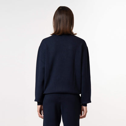 FLO KNITTED CREWNECK | NAVY/OFF WHITE