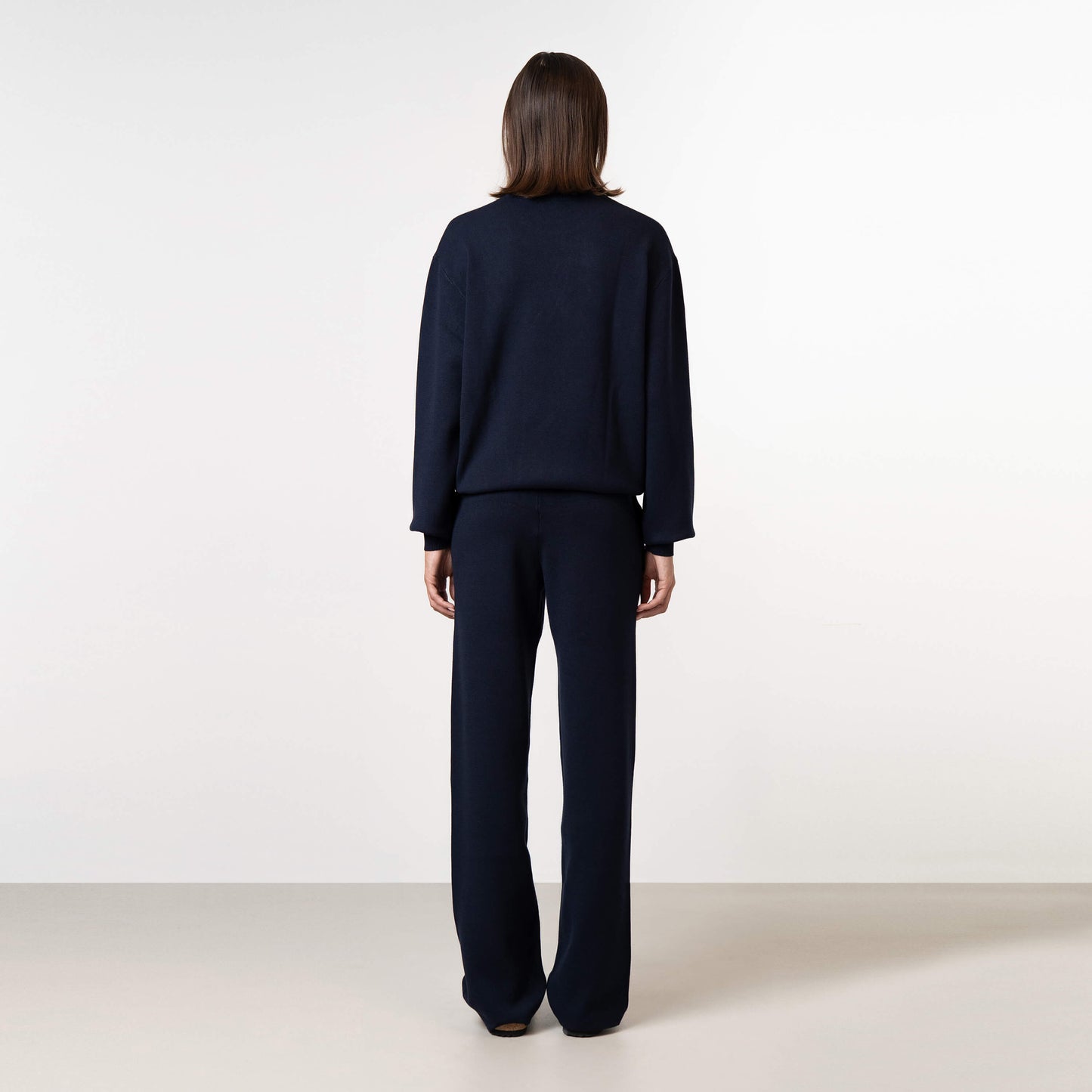 FLO KNITTED SET | NAVY/OFF WHITE