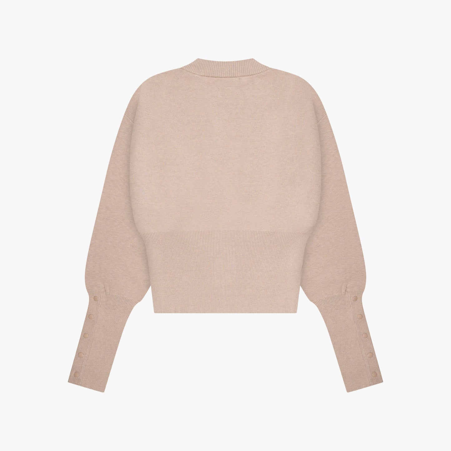 CHLOE KNITTED CARDIGAN | BEIGE MELEE/OFF WHIT