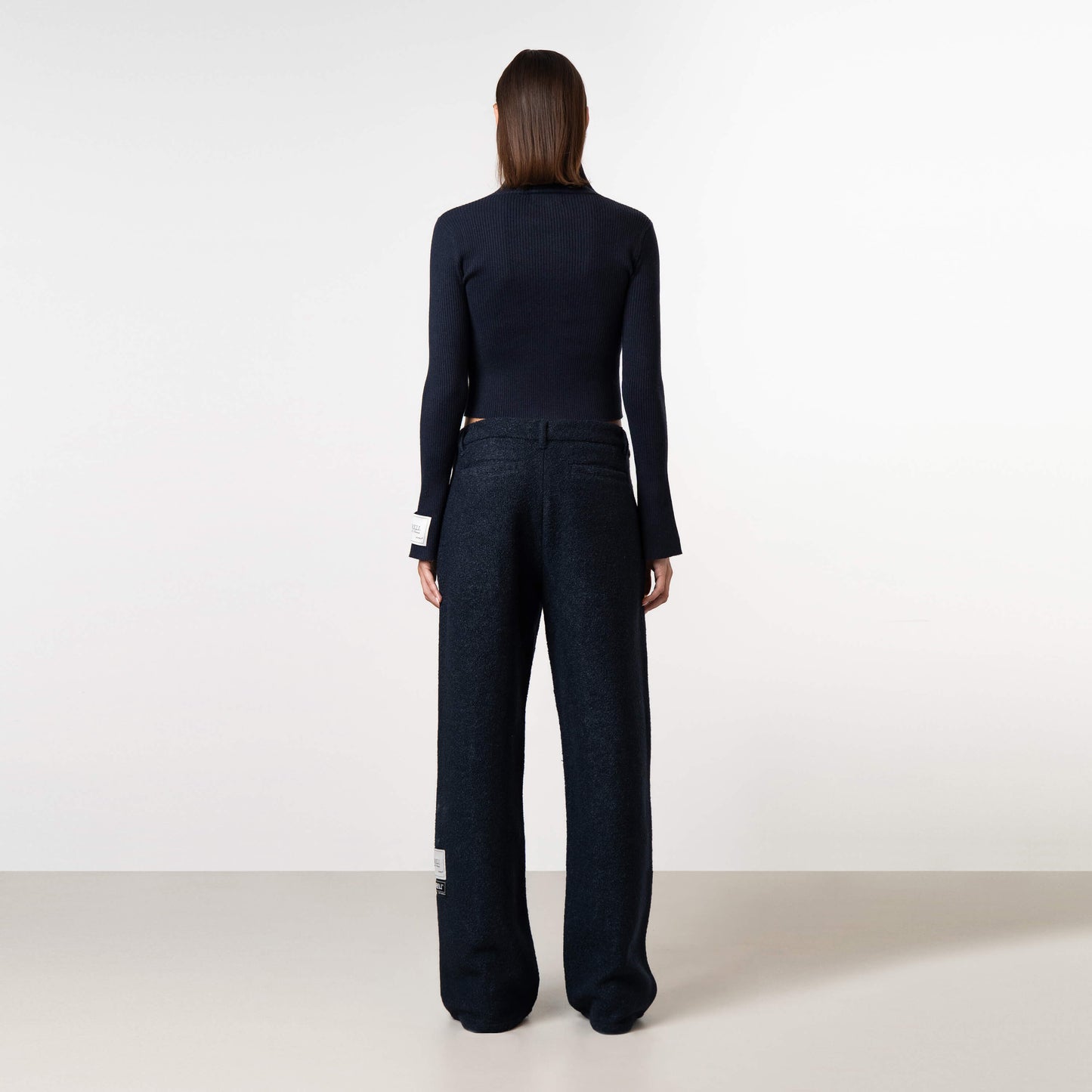 FEDE KNITTED ZIP | NAVY