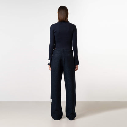 FEDE KNITTED ZIP | NAVY