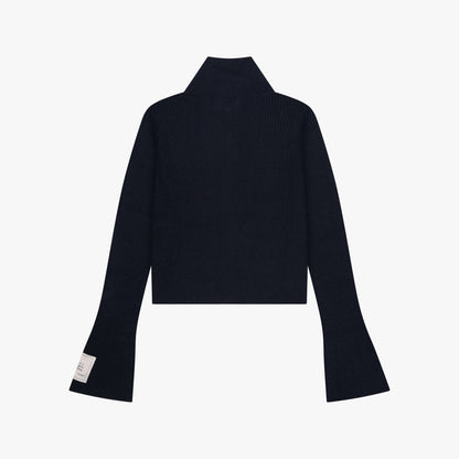 FEDE KNITTED ZIP | NAVY