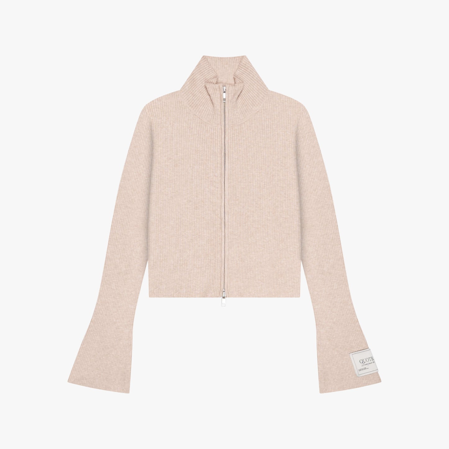 FEDE KNITTED ZIP | BEIGE