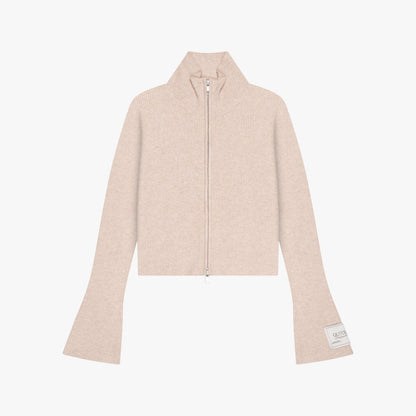 FEDE KNITTED ZIP | BEIGE