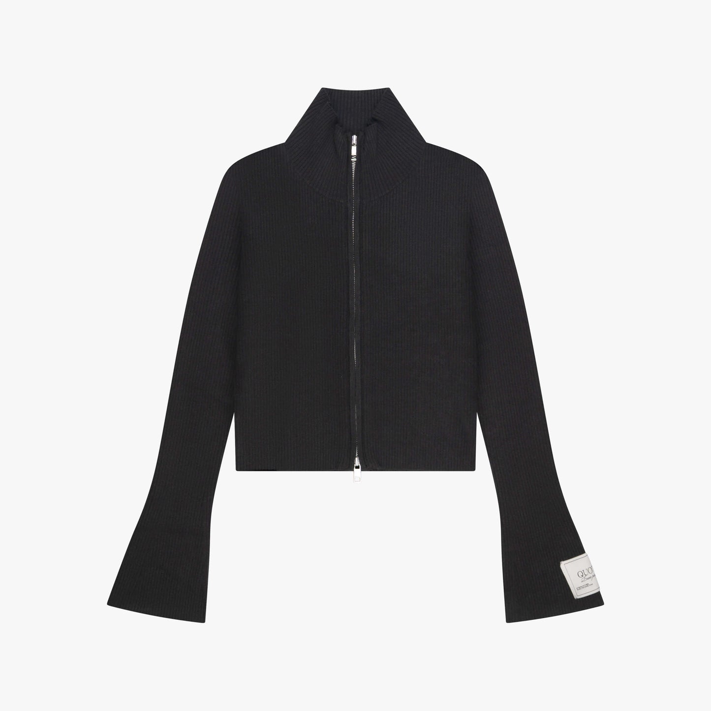 FEDE KNITTED ZIP | BLACK