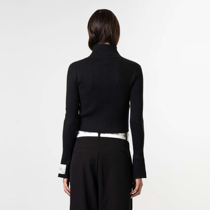 FEDE KNITTED ZIP | BLACK