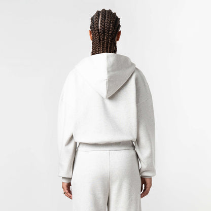 JADA ZIP HOODIE | LIGHT GREY MELEE