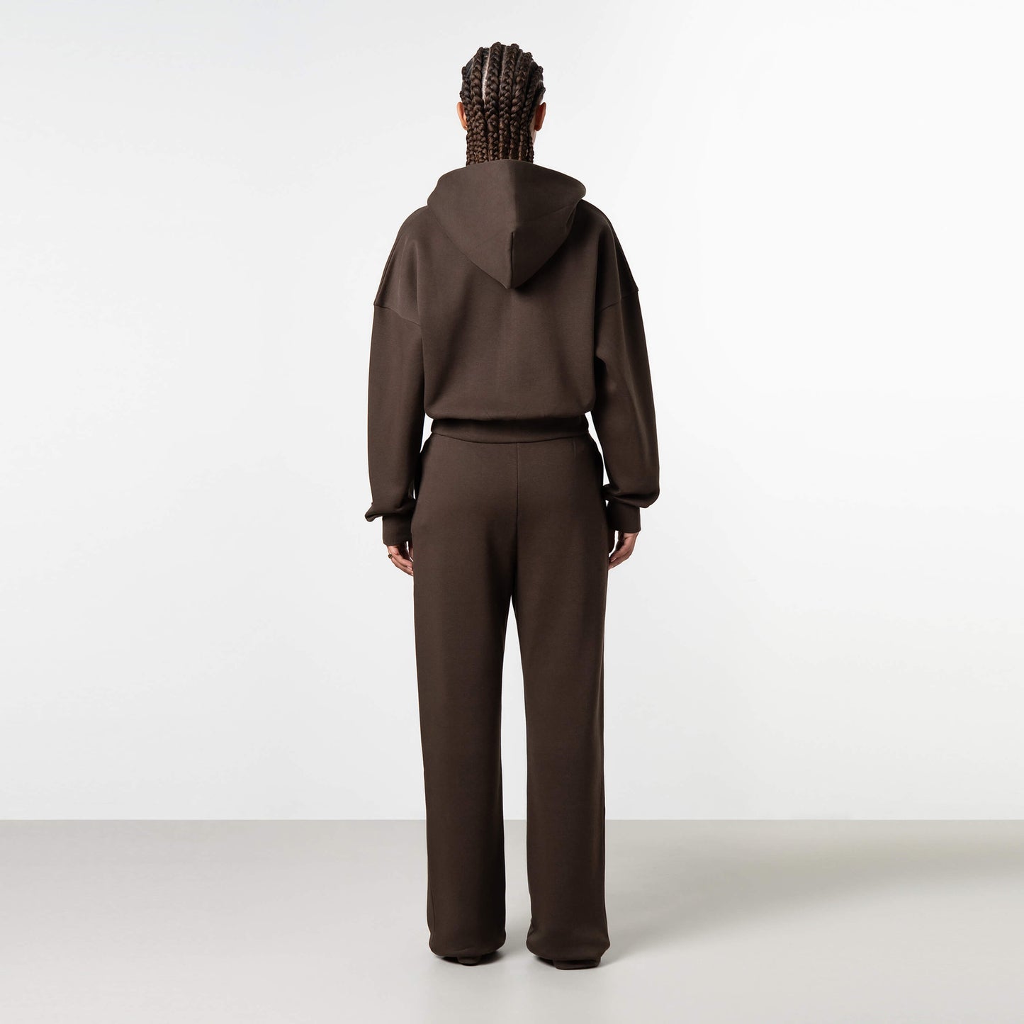 JADA ZIP HOODIE | BROWN