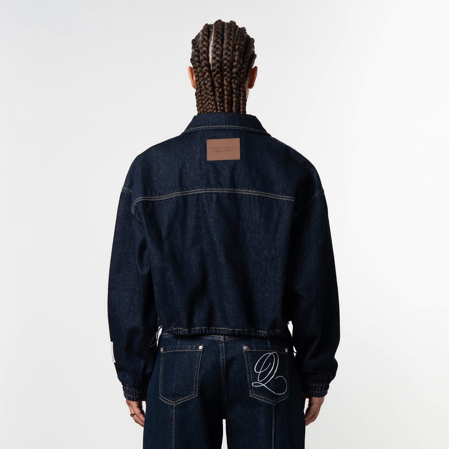JANE CROPPED JACKET | INDIGO BLUE