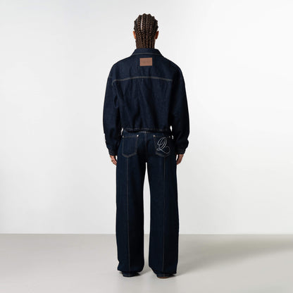 JANE CROPPED SET | INDIGO BLUE