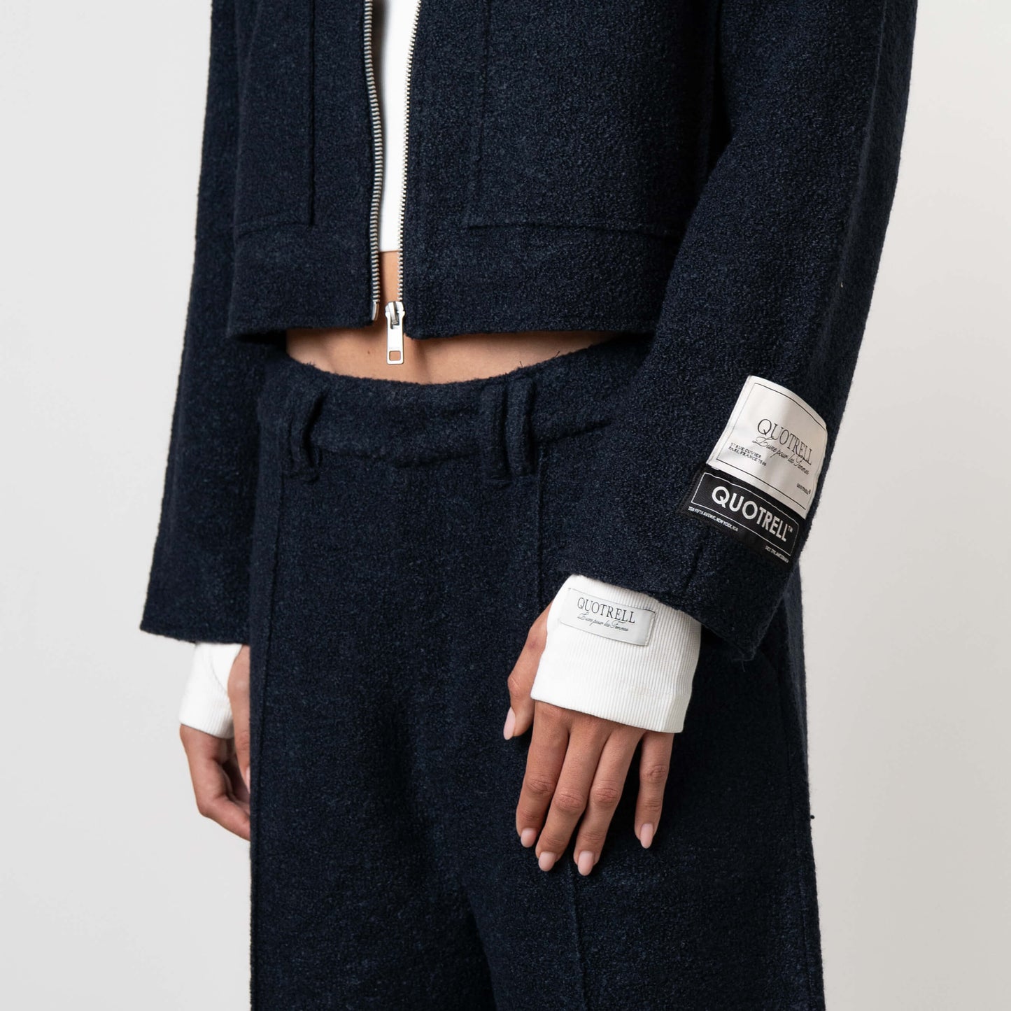 LAYLA CROPPED SET | NAVY