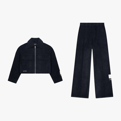 LAYLA CROPPED SET | NAVY