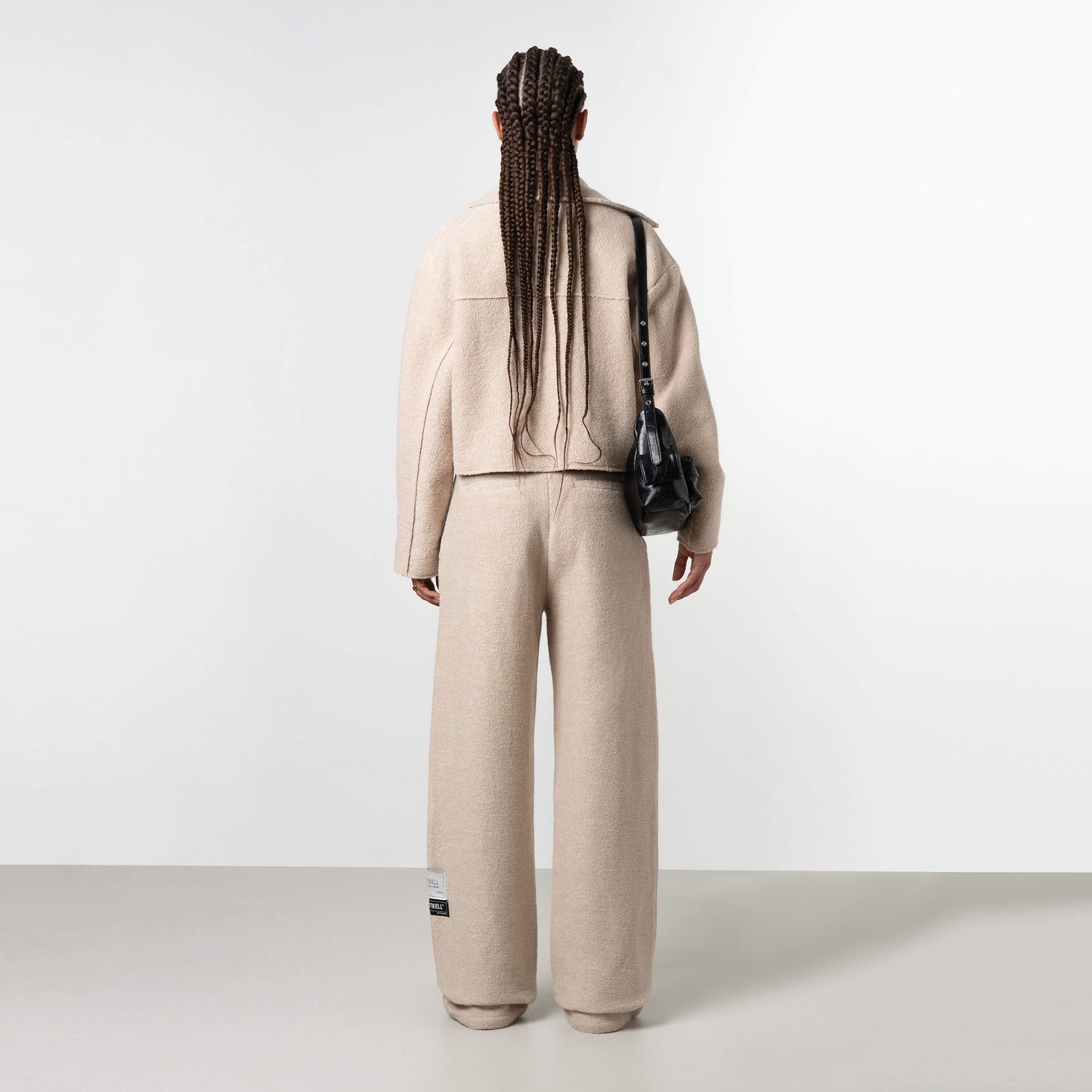 LAYLA CROPPED JACKET | BEIGE